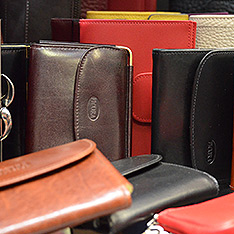 Portemonnaies in verschiedenen Farben