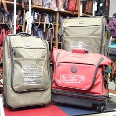 Trolleys und Reisekoffer in verschiedenen Varianten